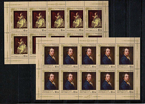 Россия, 2010, Живопись, Д.Левицкий, 2010, 2 листа