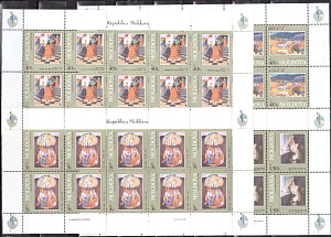 Молдова, 2002, Живопись, 4 листа