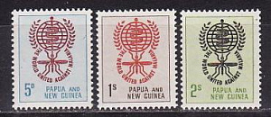 Папуа-Новая Гвинея, 1962, Борьба с малярией, 3 марки