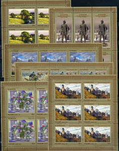 Россия, 2014, Современная Живопись, 6 листов по 6 марок
