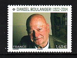 Франция, 2022, Даниэль Буланже, Писатель, 1 марка