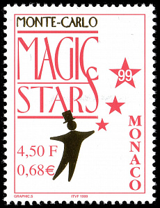 Монако, 1999, Межд. Фестиваль "MAGIC STARS", 1 марка