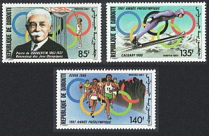 Джибути, Олимпиада 1988, 3 марки