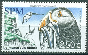 Сан-Пьер и Микелон, Птицы, 2002, 1 марка